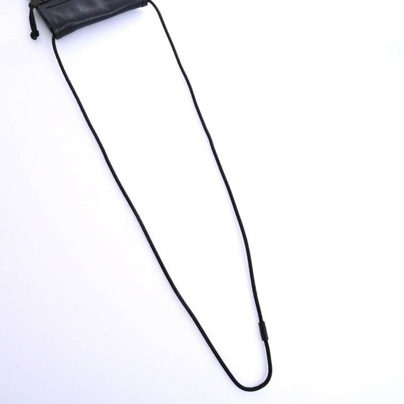 BALENCIAGA Leather Explorer Small Pouch Shoulder Bag 532298 Black Women's - Picture 4 of 9